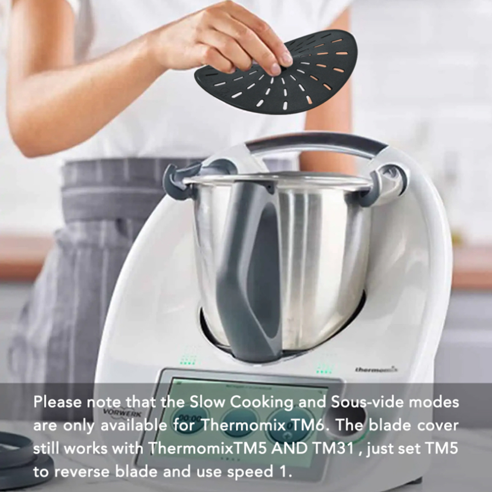 Couvercle de Couteau Innovant en Nylon, Protecteur de Lame, Compatible avec Vorwerk Thermomix BIMBY TM5 TM6 TM31, Cuisson F2
