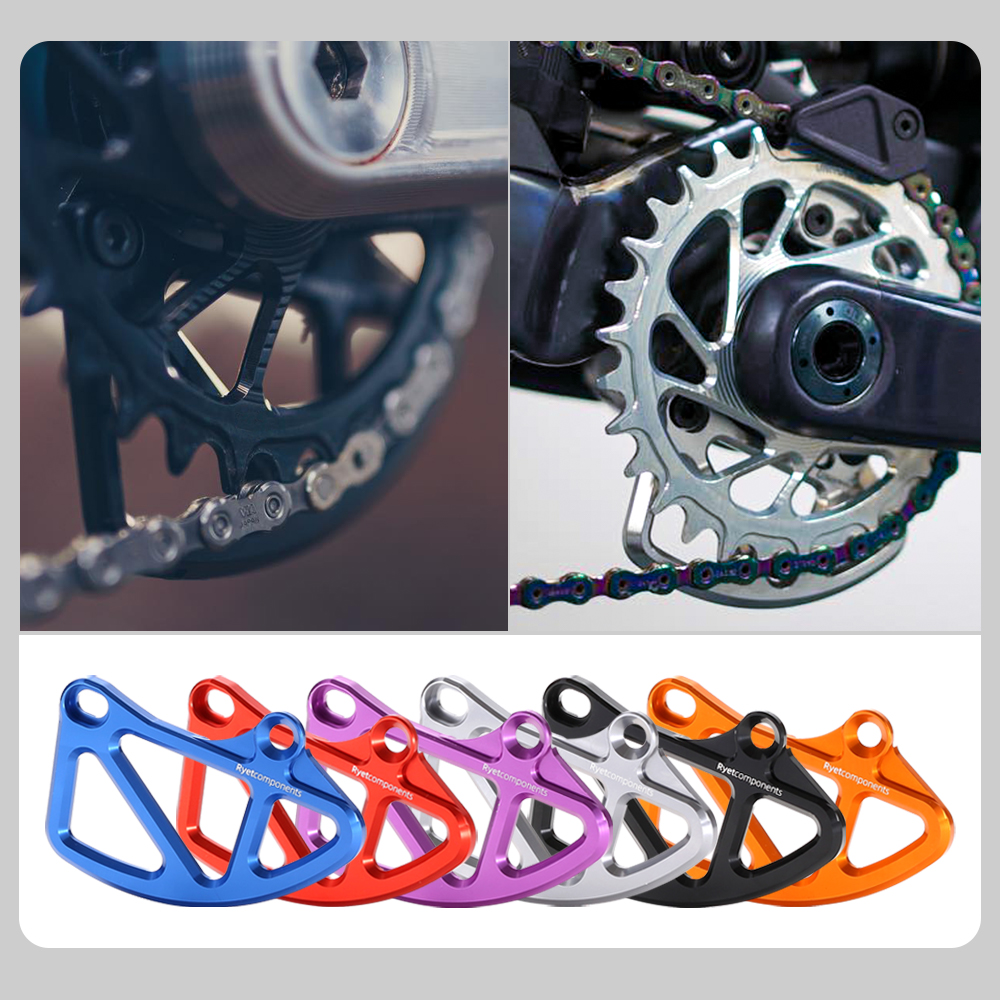 RYET MTB Bash Guard For Bicycle Chain Guide Mountain Bike Chains Stabilizer 28-32T 34-36T Chainring Protector MTB Bash Plate