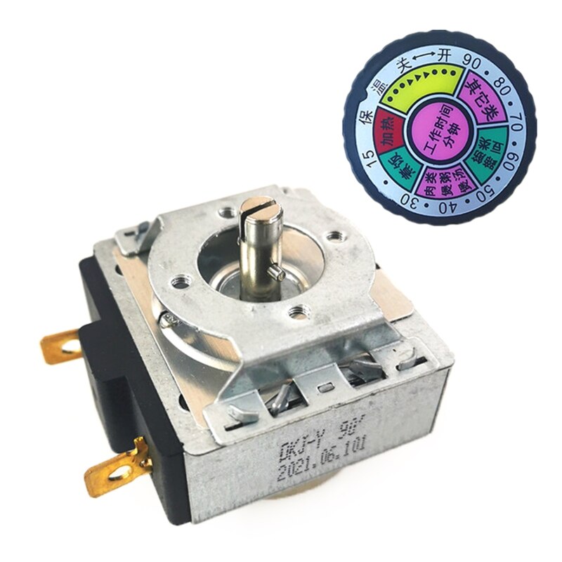90 Minutes Timer Switch Microwave Oven Time Controller Mechanical Timer For Home Electric Oven Steamer Cooker Accessory A0NC