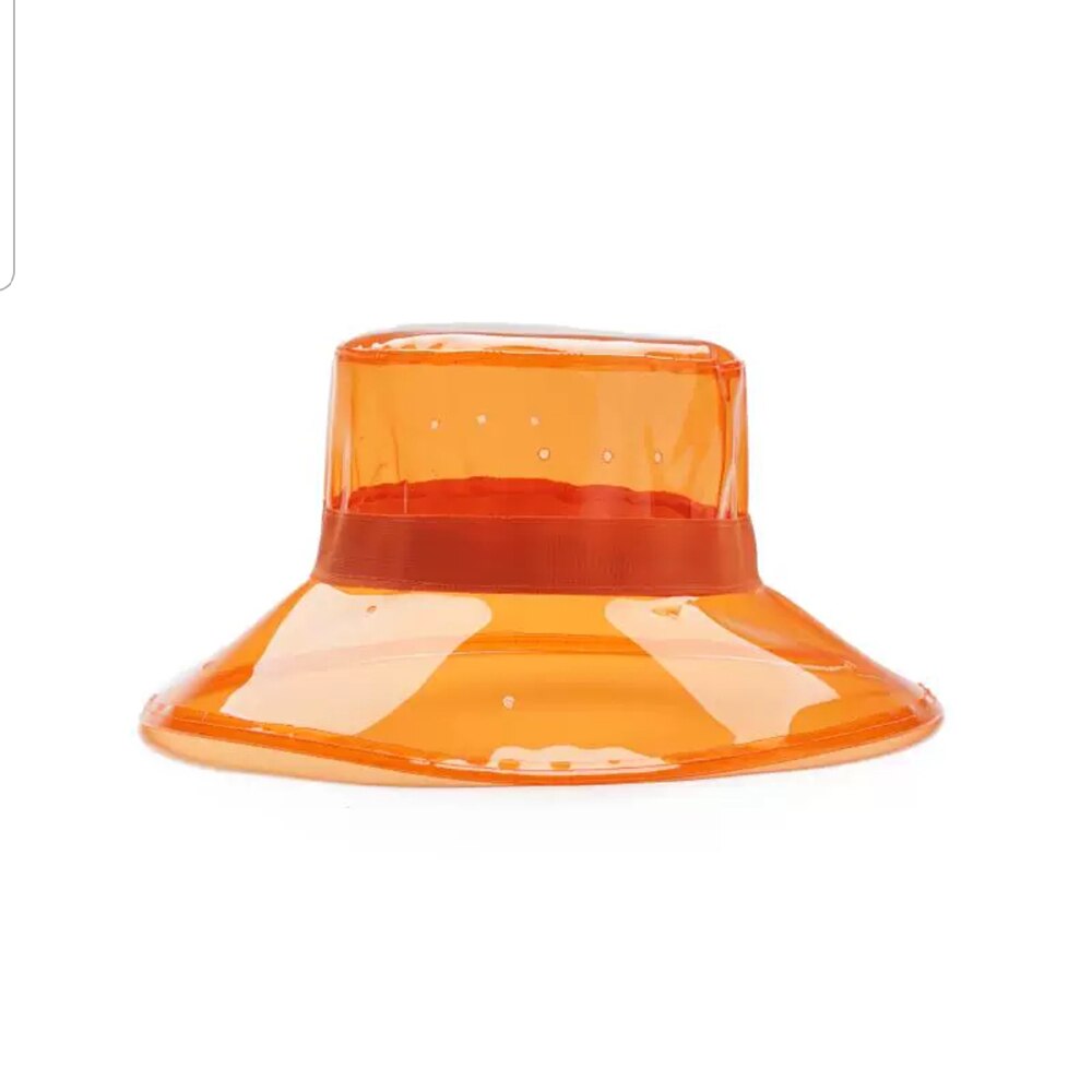 Moda kapelusz słońce kapelusz typu wiaderko czapki kobiety główna ulica letni kapelusz na plażę PVC przezroczysty osłona przeciwsłoneczna wodoodporny kapelusz przeciwdeszczowy dla mężczyzn panie: 3