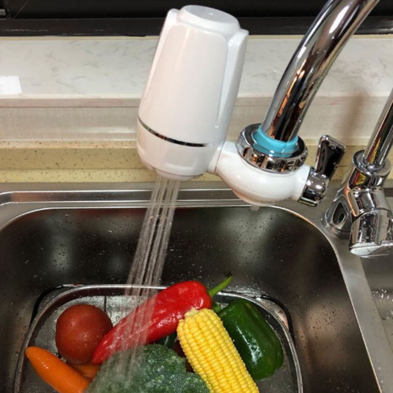 Filtre à eau purificateur lavable percolateur en céramique pour la maison cuisine robinet d'eau robinet rouille bactéries outils d'élimination U1JE