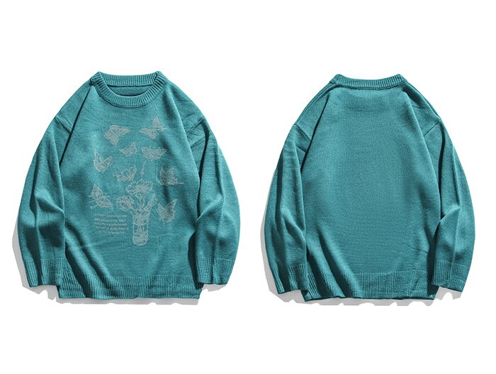 Y2K Hip Hop Oversized Trui Fairy Grunge Dinosaurus Gebreide Trui Gothic Y2K Hip Hop Oversized Trui Fairy Grunge Dinosaurus Gebreide Trui Gothic