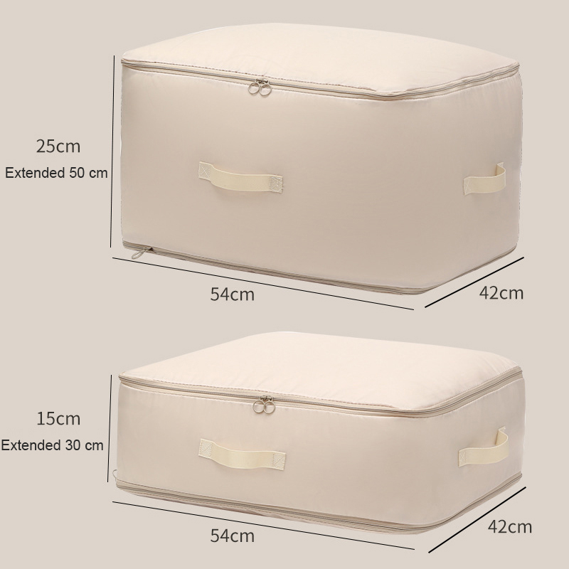 Quilt Storage Bag Bedroom Cloth Compression Bag Large Capacity Duvet Storage Bag Wardrobe Organizer Save Space Compressible Bag