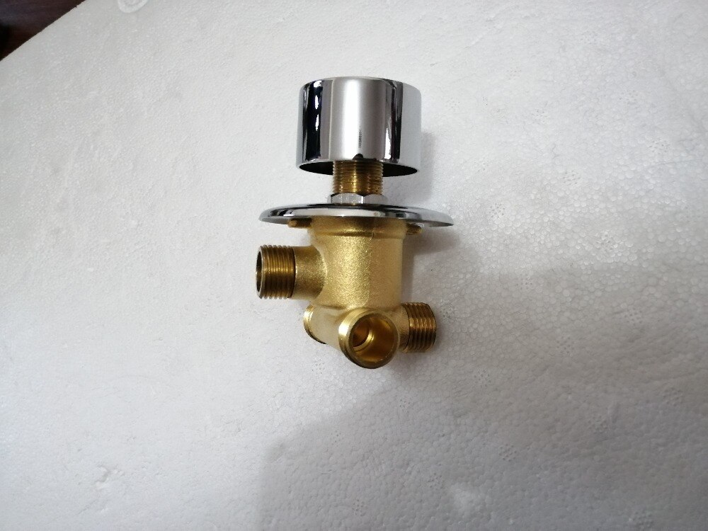 MTTUZK badrandcombinaties 2/3/4/5 Manieren water outlet messing douche tap schroef of intubatie split douchecabine douche mengkranen