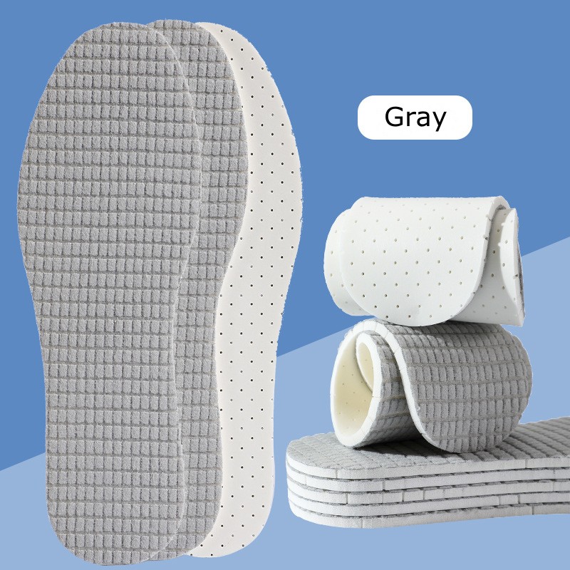 1 paar Fasciitis Plantaris Memory Foam Sjablonen Pad Latex Inlegzolen voor Schoenen Zachte Schoen Pads voor Vrouw Man Stap in de Shit Binnenzool: zwart / 0