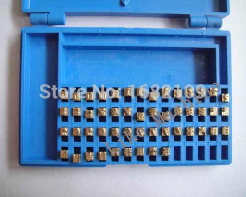 Codeur de date 51 3.5, 3.5x6.8 x pièces/boîte MM, police de chiffres, caractères, codeur de timbres à , pour machine à sceller 1000,