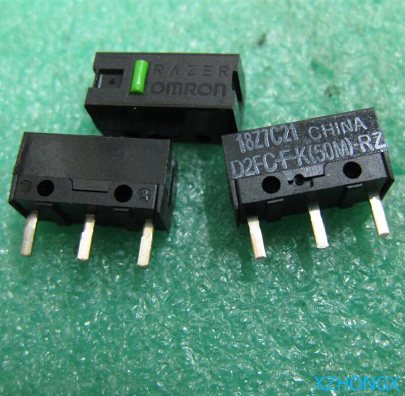 D2FC-F-K(50M)-ratón de Punto Verde RZ, Micro interruptor 7N10M20MOF
