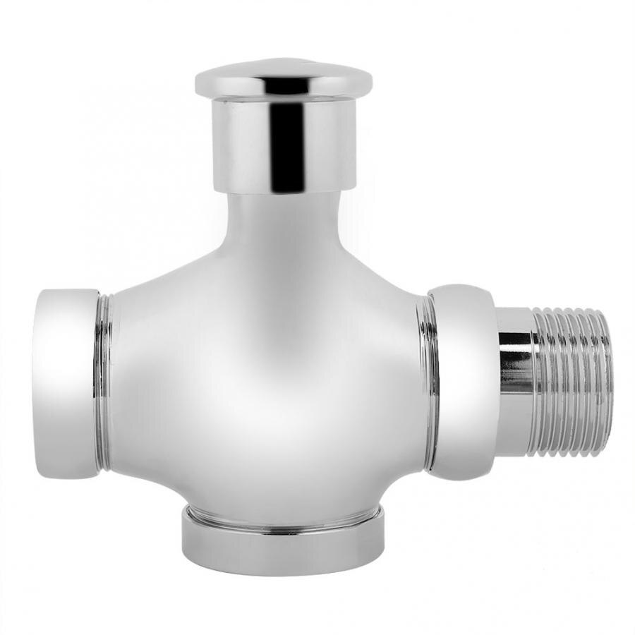 Public Stool Flushing Valves Hand Pressing Type Toilet Drain Valve Metal Hotel Bathroom WC Urinal flush valve toilet part
