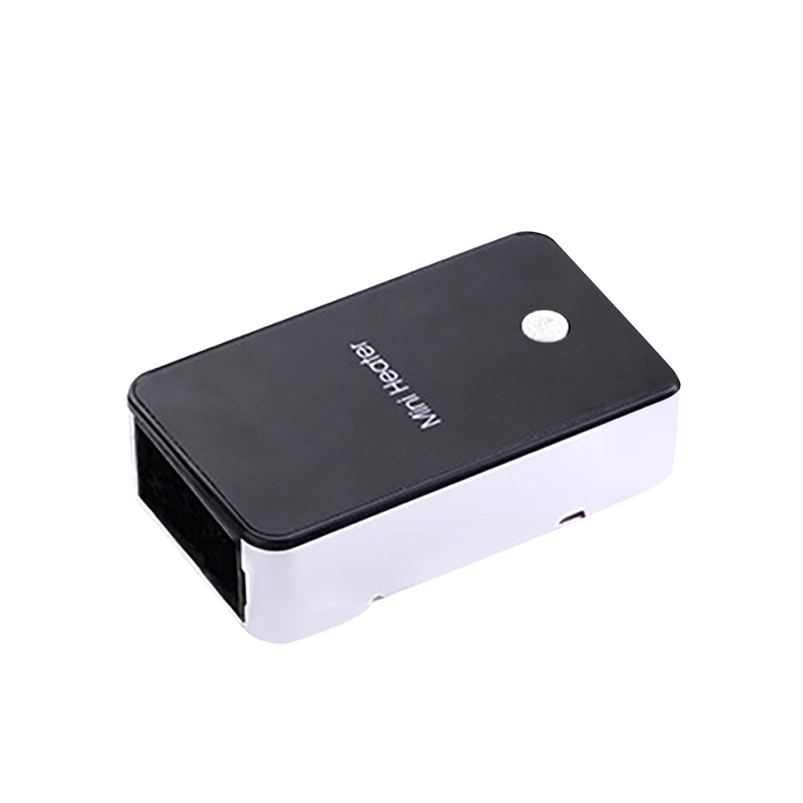 Desktop Mini Heating Air Heater Cartoon Personal Mini Space Heater Fan Portable Electric Home Office Indoor Use: Black