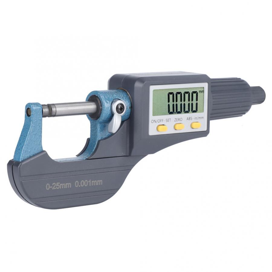 Thickness Micrometer Electronic Digital Display High Precision Outside Micrometer Thickness Gauge 0-25mm Range Mikrometre