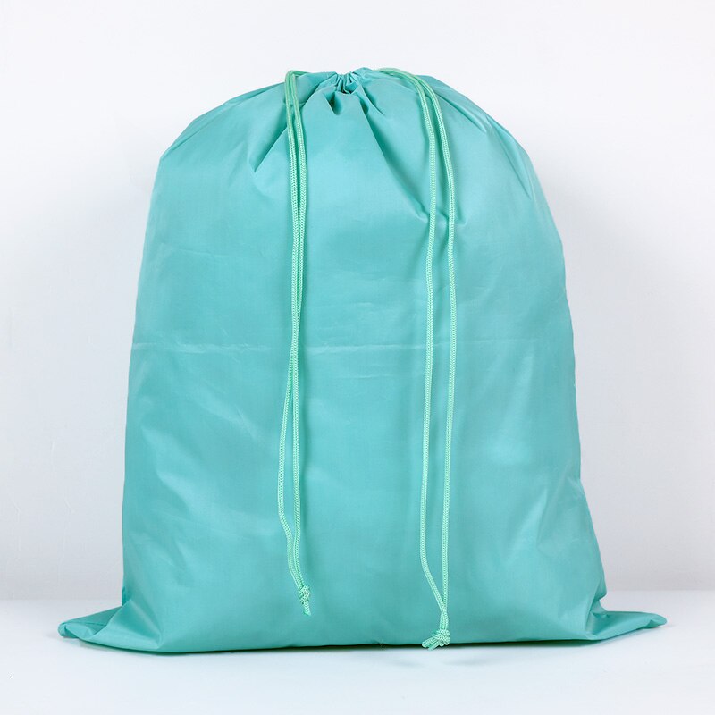 Waterproof Nylon Drawstring Storage Bags for Shoes Underwear Clothes Multifunctional Travel Sport Luggage Packing Organizer: XXL / SKY BLUE