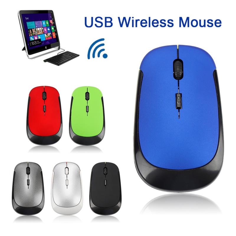 Newly 2.4 GHz Optical Wireless Mouse Ultra-thin Office Mice + Receiver Ergonomic Wireless Mouse For PC Laptop