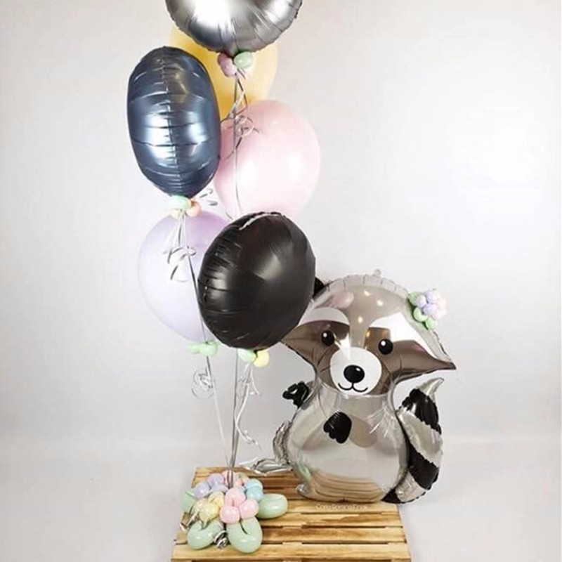 1 stücke Große Luftballons Tiere panda Fuchs Glücklich Geburtstag festival Dschungel Party Kinder Baby Dusche Dekorationen Helium Ballon