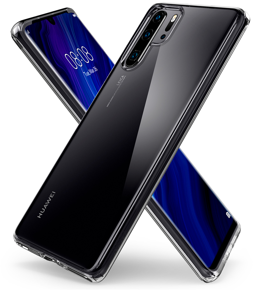 100% Originele Spigen Huawei P30 Pro/P30 Case Ultra Hybrid Clear Hard Panel Flexibele Bumper Hybrid Gevallen