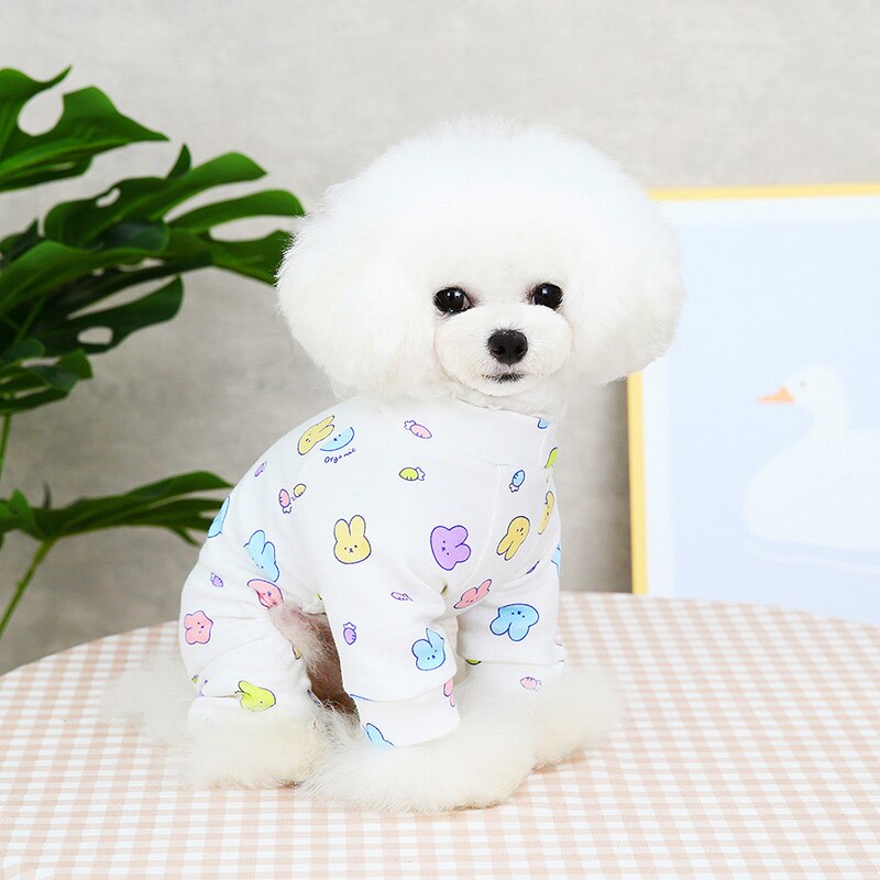 Hond Kleren Huisdier Rompertjes Schattige Beer Lente Zomer Pyjama Cloting Voor Kleine Honden Poedel Chihuahua Yorkie Kat Puppy Huisdieren Kleding: rabbit / S