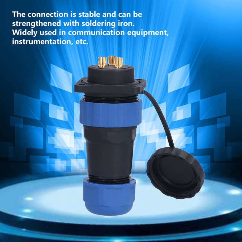 Industrial Socket Waterproof Connector Square for Equipment