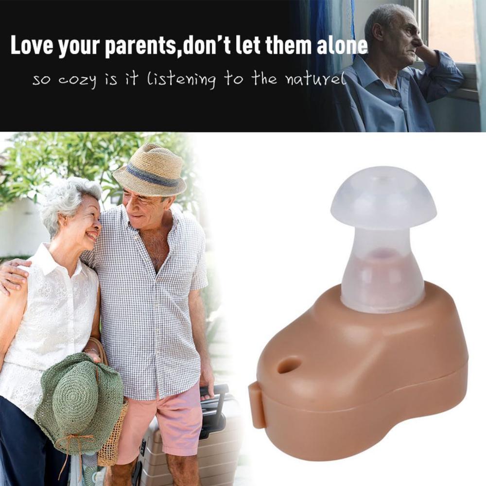 Best Sound In-ear Amplifier Super MINI Hearing Aid Aids device Adjustable Tone personal ear care tools