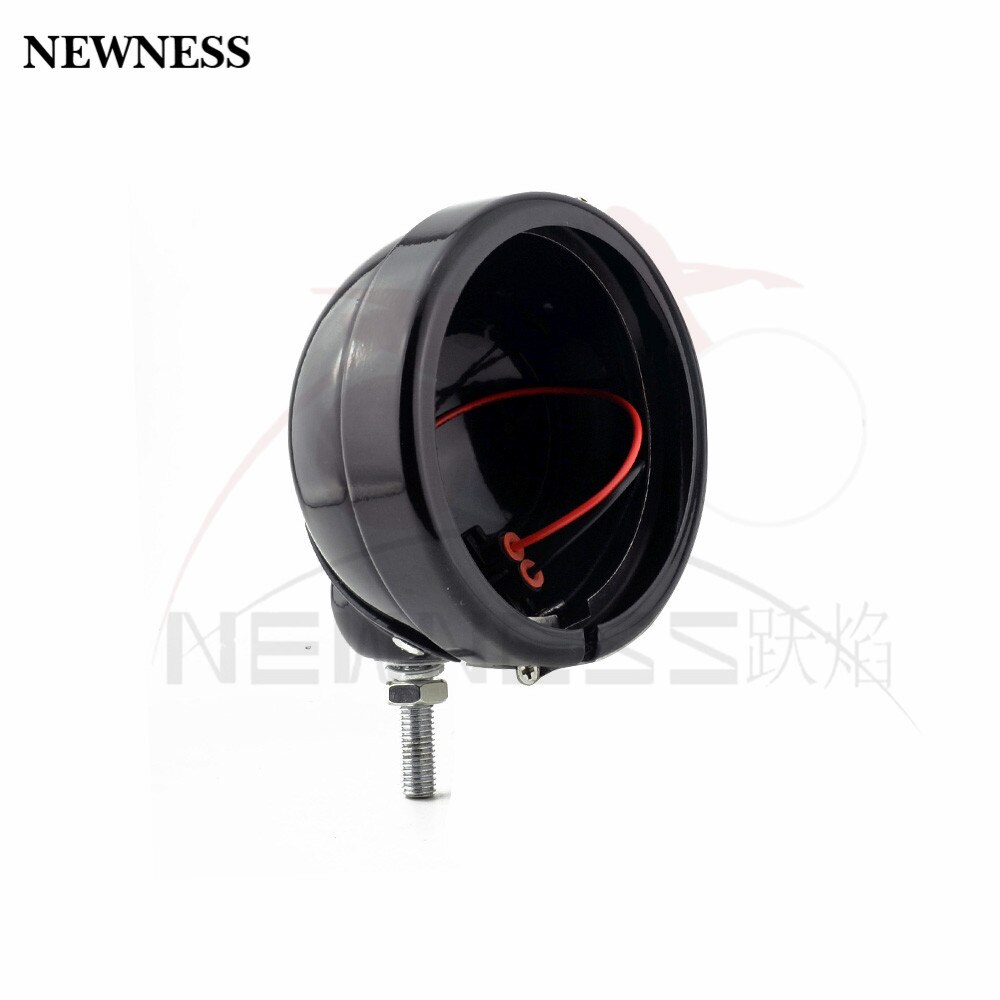 Newnm conjunto de lâmpada de neblina para motocicleta, conjunto de lâmpadas de poeira para harley road king e electra glide, flhxs, flhx, 4.5&quot;: 1PC Black  Bucket