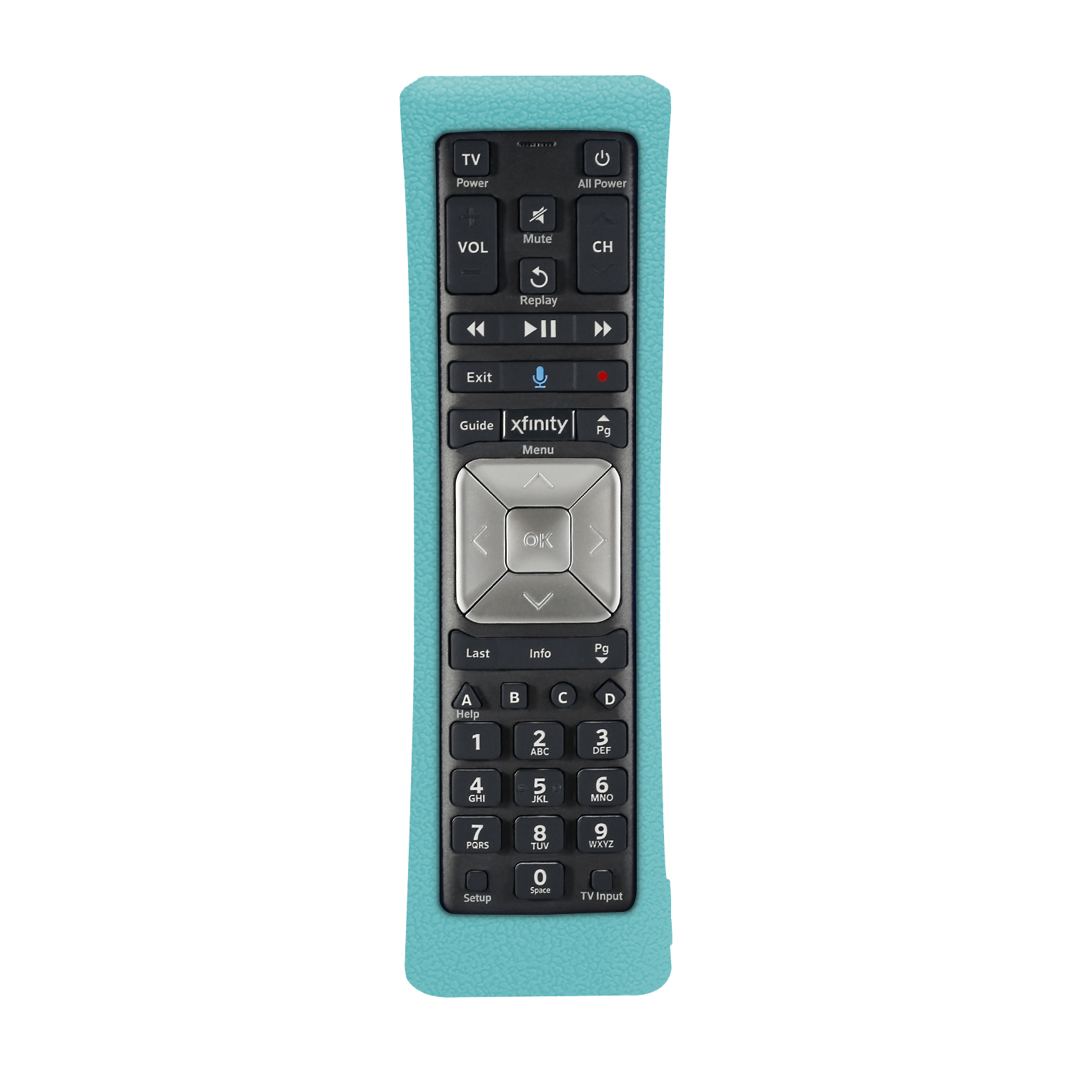 Silicone Remote Case Voor Xfinity Comcast XR11 Premium Voice Activated Kabel Tv Backlit Shockproof Wasbare Huidvriendelijke Cover: Light Blue
