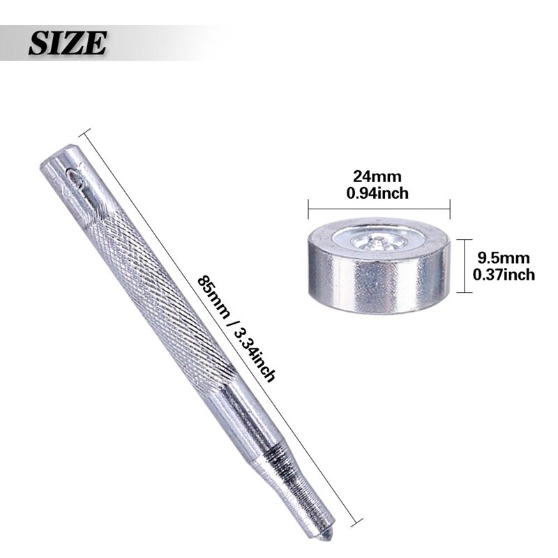120-Pieces Stainless Steel Marine Grade Canvas and Upholstery Boat Cover Snap Button Fastener Kit