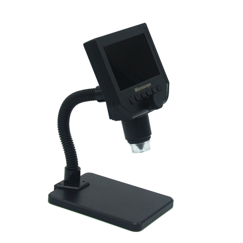 MUSTOOL G600 600X microscopio Digital electrónico, microscopio de vídeo, 4,3 pulgadas HD, pantalla LCD, herramienta de amplificación continua