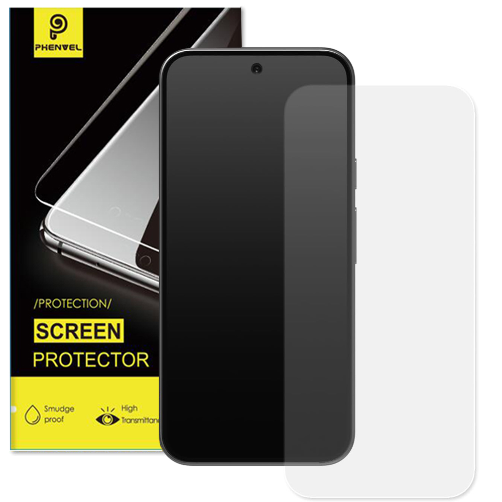 Phenvel Glass para Google Pixel 9 Pro, Pixel 9a, Pixel9, Pixel 9 Pro XL Protector de pantalla de vidrio templado de cristal desbloqueo ultrasónico