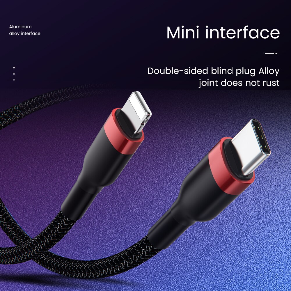 1M 20W Pd Snelle Oplaadkabel USB-C Charger Cord Voor Iphone 11 12 Pro Max Opladen Draad Snel charger Cable Mobiele Telefoon Usb Cord