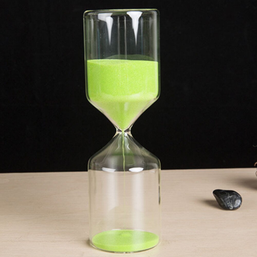 15mins Cylinder Glass sand timer 15 minutes Home decoration hourglass cooking calculate timer birthday sand timer hourlgass