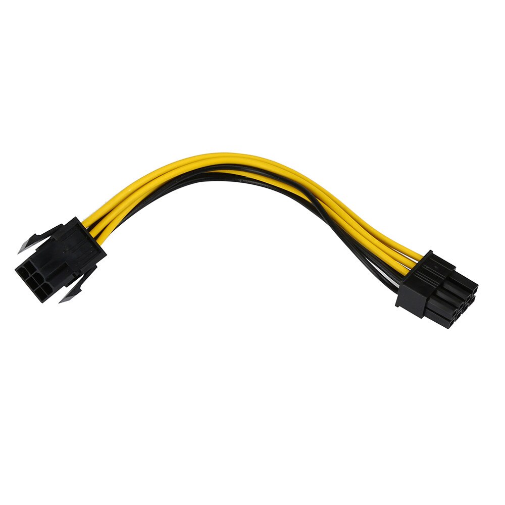 6-pin to 8-pin PCI Express Power Converter Cable for GPU Video Card PCIE PCI-E 18cm Extension Adapter Cable In Stock