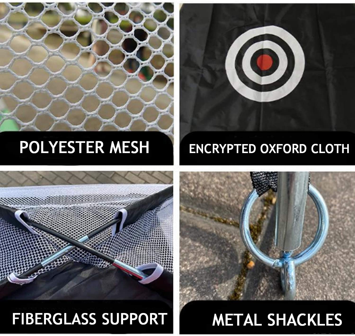 Detachable Sports Practice Golf Net 2M 3M Pop Up Hitting Cage Batting Hitting Chipping Tent Tool Garden Equipment