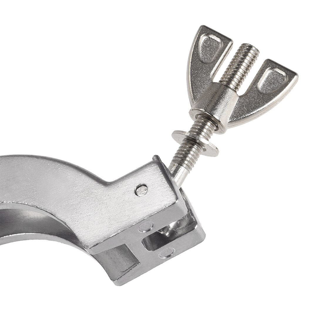 uxcell Sanitary Tri-Clamp 41mm x 21mm Single Pin Tri Clamp Wing Nut for Ferrule TC