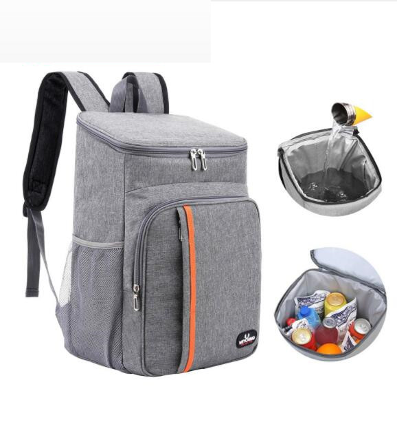 20l tragbare thermische Lunch-Tasche Food-Box langlebige wasserdichte Kühler Eis isoliert Fall Camping Oxford Dinner Rucksäcke Eisbox Sack
