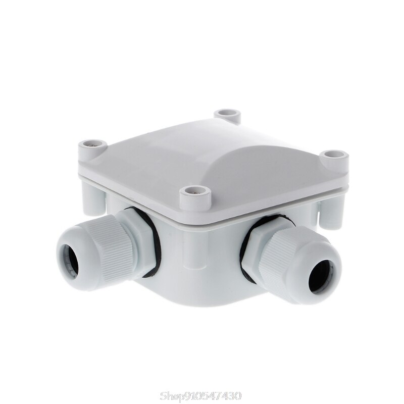PEBA Wasserdicht Abzweigdose Erdkabel Kabelverbinder IP68 Verteilerdose steckdose aussen verteiler 4 mm-14 mm kabel für außen garten outdoor wasserdichte verbinder box 3-Wege steckdosen schwarz