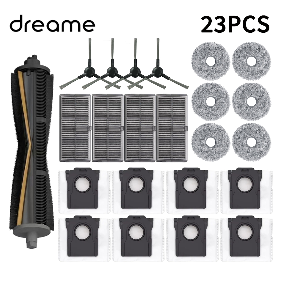 Dreame L10s Pro Ultra Heat / Dreame Bot X30 Ultra / X30 Pro / S10 Pro Ultra Parts Roller Side Brush Filter Mop Dust Bag Box: Gold