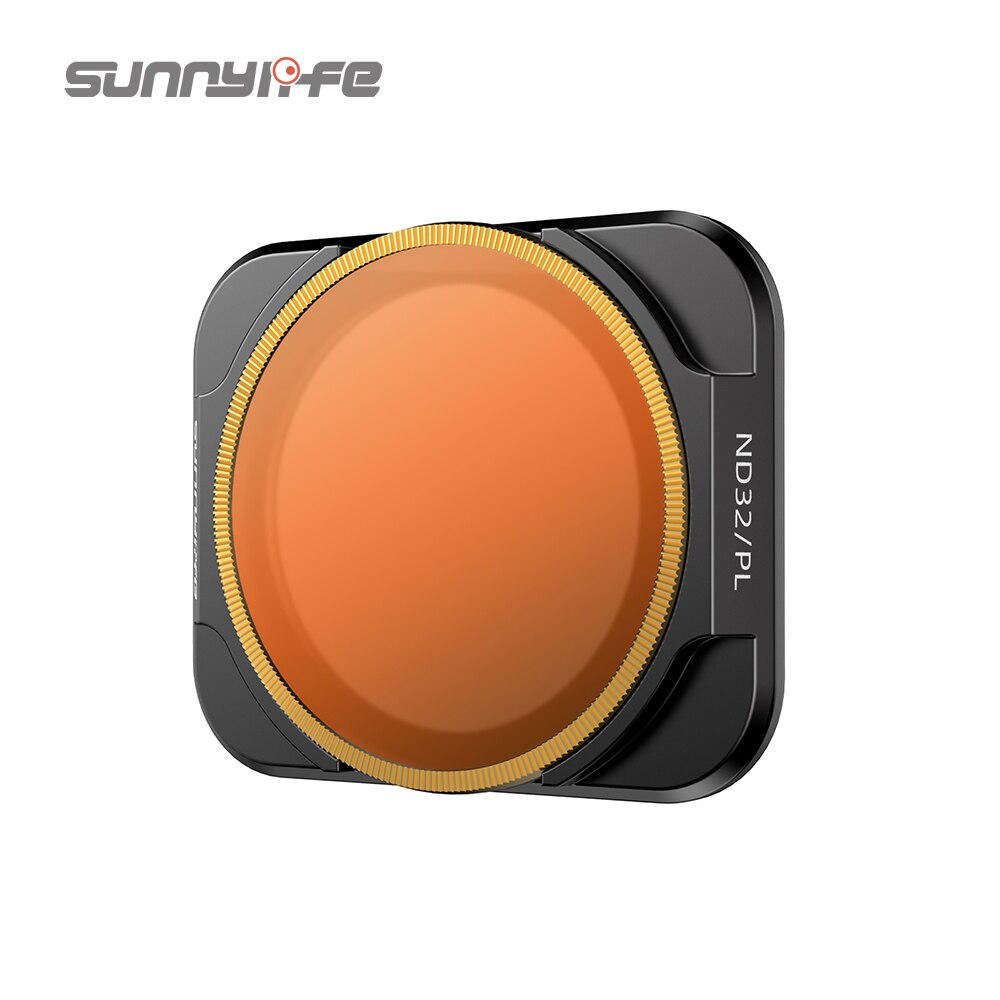 Sunnylife Lens Filters For DJI Mavic Air 2S Glass Lens Filter Set CPL/ND/PL16/32 ND Angle Adjustable For DJI Drone Accessories: ND32 PL filter