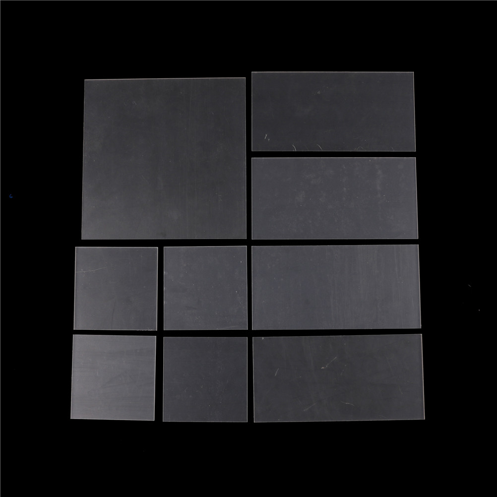 Tykkelse klar akryl plexiglas skåret plast transparent plade plexiglas panel 1 stk 2-5mm