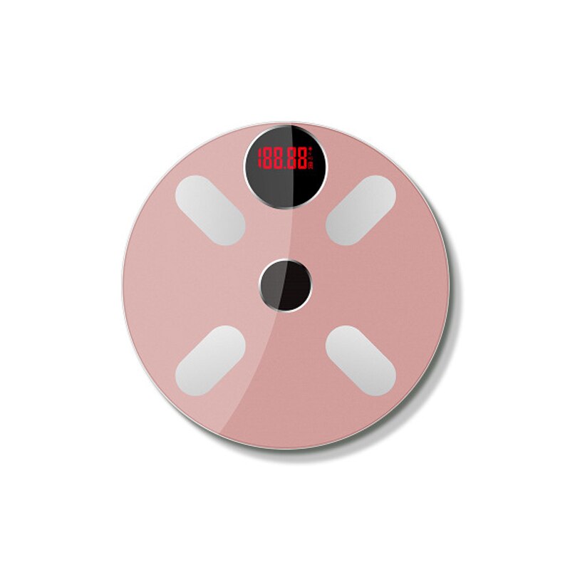 Xiaomi corpo bagno bilancia pesapersone bilance elettroniche intelligenti composizione BMI telefono cellulare preciso analizzatore Bluetooth portato digitale: Colore rosa