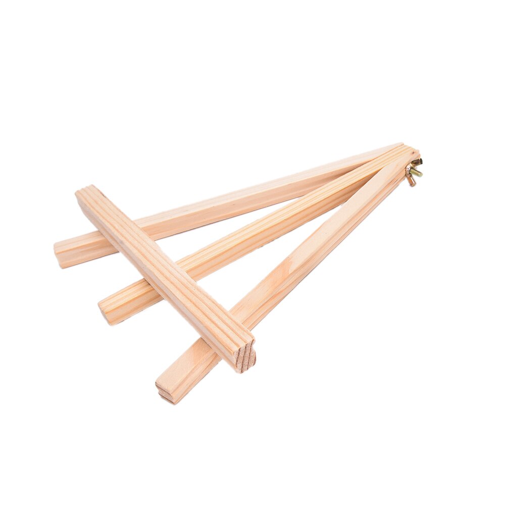 1 Pcs 9X15cm Mini Artist Houten Schildersezel Houten Bruiloft Tafel Card Stand Display Houder Voor Party Decoratie Triange Schildersezel