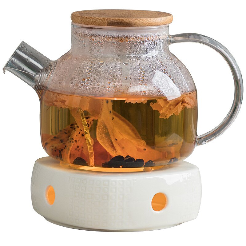 Bouilloire chauffante en céramique pour café et lait, Base chauffante, théière Portable, chauffe-bougie isolant, poêle à thé, service à thé Kung Fu