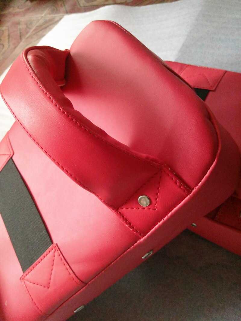 Boxing Punching Foot Target PU Leather Sanda foot target Training Kick Target