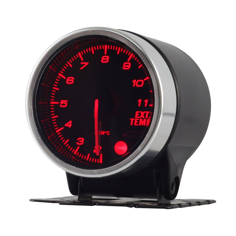 2&quot; 52mm Car Exhaust Temperature Meter With Sensor EGT Exhaust Gas Temperature Gauge Exhaust Gas Temp Gauge EXT Gauge Auto Meter
