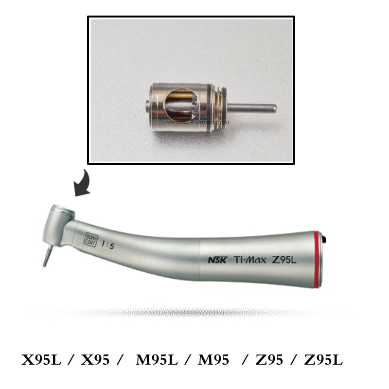 Spindel welle Patrone Für NSK Ti Max X95L/M95L/Z95L kopf Deckel Niedrige Geschwindigkeit kontra Winkel Rotor Ersatzteile teil