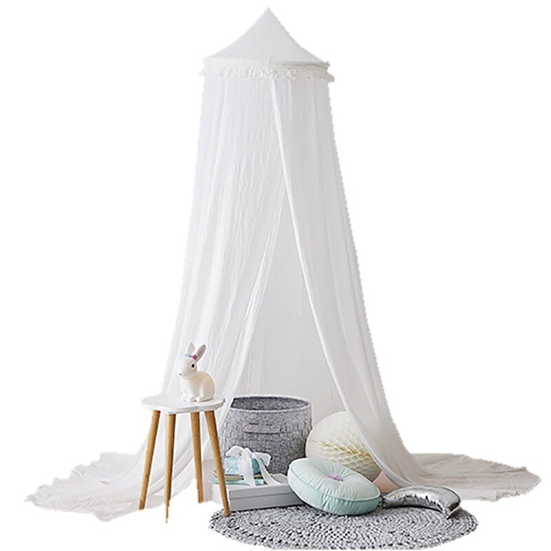 Lace Baby Mosquito Net Baby Game Room Decorated Baby Crib Dome Hanging Mosquito Net