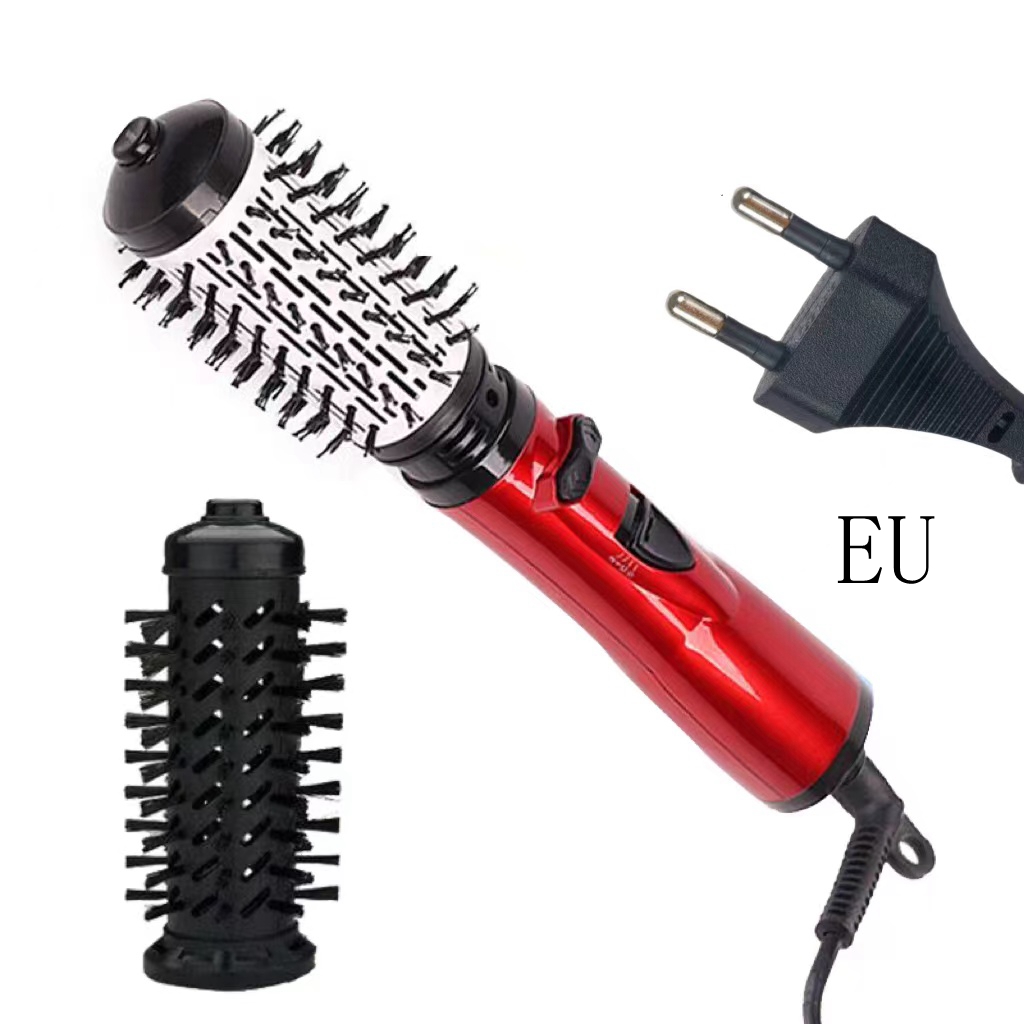 3-in-1 rotierender Haartrockner, elektrischer Kamm, Haarglätter, Bürste, Trockner, Bürste, Heißluftkamm, Negativ-Ionen-Haarstyler-Kamm: verrotten