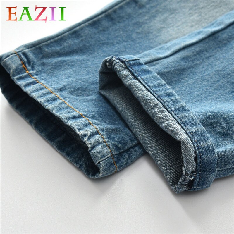 EAZII-Jeans de printemps automne pour filles | Vêtements en Denim décontracté és pour bébés filles, pantalons pour nourrissons