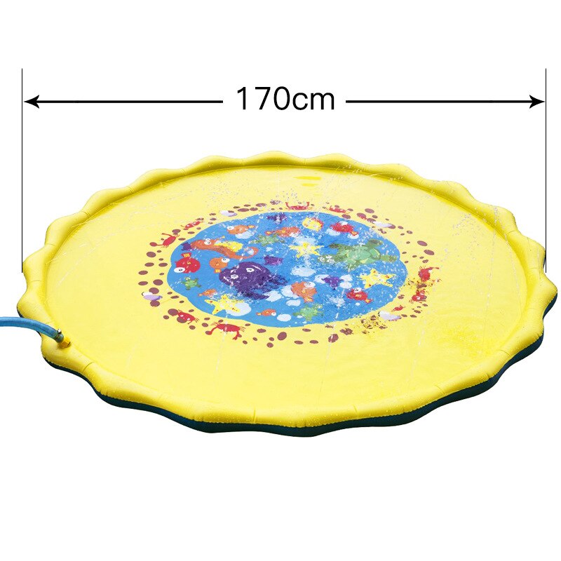 Kinderen Gazon Waternevel Game Mat Outdoor Strand Water Speelgoed Waternevel Mat Spray Zwembad: 6