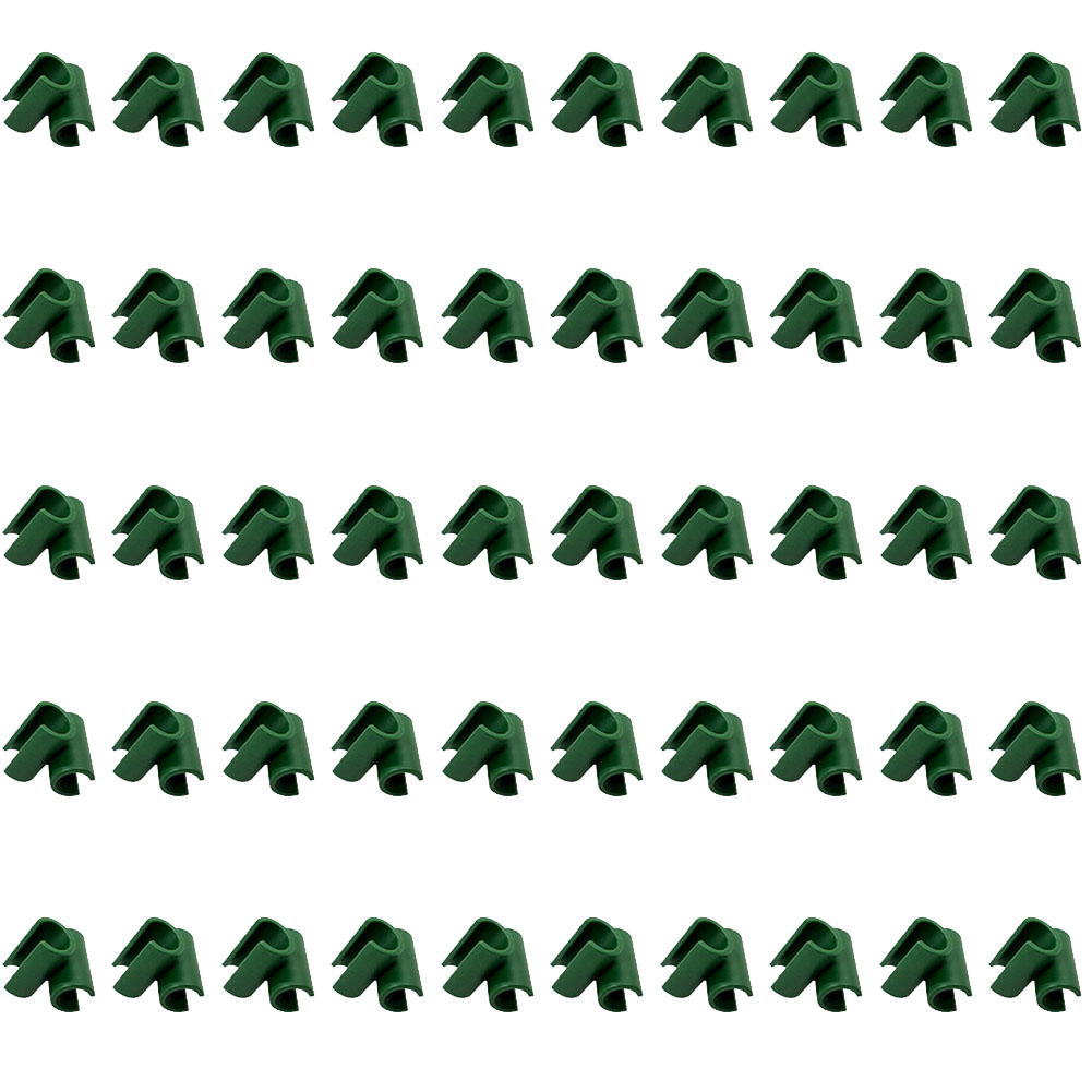 50 Stuks 11/16/20 Mm Plant Trellis Stake Clips Voor Vaste Frame Staaf Kas Film Beugel zonnescherm Staaf Connector Klimmen Pergola