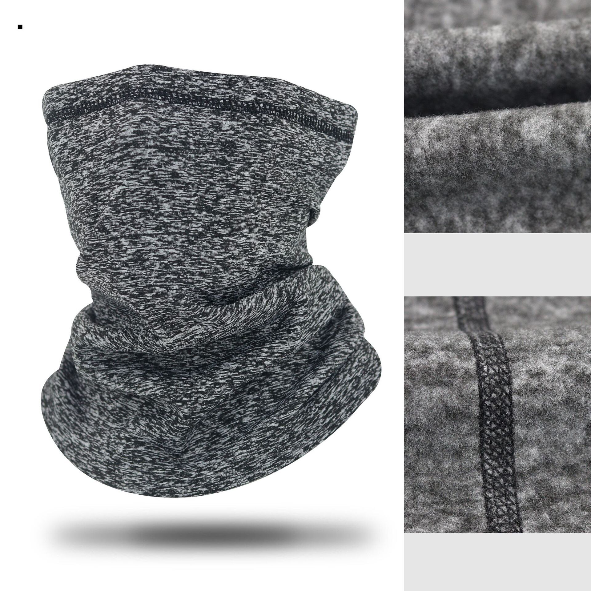 Kasvomaski tuulenpitävä talvi miesten huivi #39 lämmin fleece paksu kommandopipo pehmeä ulkoilu naiset urheilu pyöräily joustavat moottoripyörät: Tumman harmaa