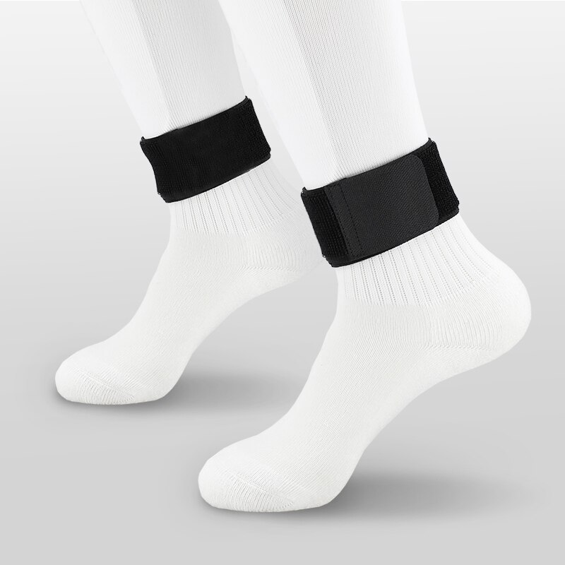 1 paire cheville soutien tricoté tissu élastique réglable sangle fixe Football Football chaussettes Sportswear accessoires pour bas de jambe