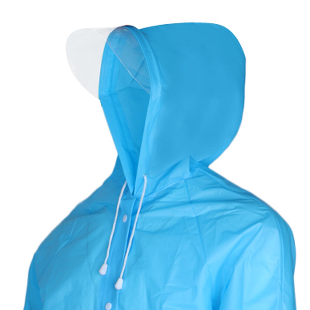 Portable Waterproof Raincoat Rain Poncho Jacket Coat for Hiking Cycling Camp